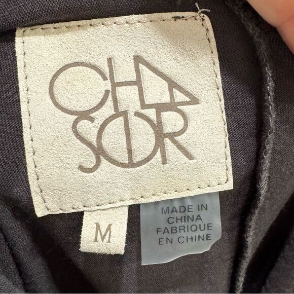 Chaser Vintage Jersey Knotted Drape Back Shirttail Tank Relaxed Medium - Picture 6 of 8